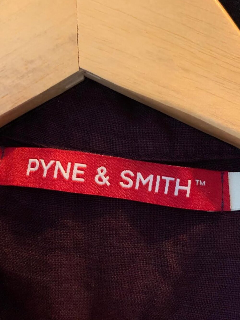 Pyne & Smith No. 22 Cassis Collared Linen Dress - Picture 8 of 8